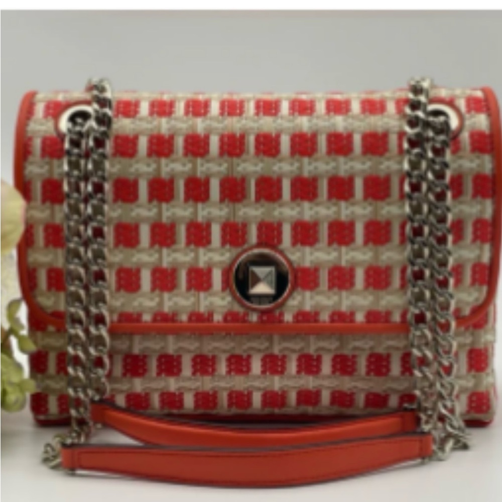 Kate Spade Red and Cream Shoulder Bag - Picture 3 of 10